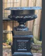 gietijzeren tuinvaas bloempot op console, Ophalen