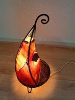Oude oosterse Berberlamp geitenleer smeedijzer vloerlamp, Overige materialen, Gebruikt, Verzenden, Bohemian, oosters