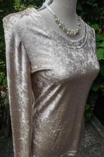 prachtige velours glans top Jonny Q - nl mt XS-S - nieuw, Overige kleuren, Jonny Q, Nieuw, Ophalen of Verzenden