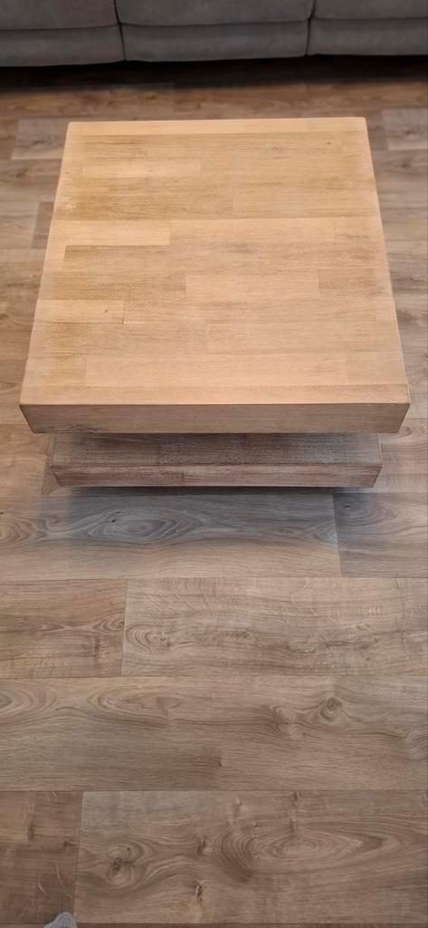 Henders & Hazel Salontafel met Draaibaar Blad, Huis en Inrichting, Tafels | Salontafels, Gebruikt, Minder dan 50 cm, 50 tot 100 cm