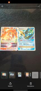 Charizard en empolion, Ophalen of Verzenden, Zo goed als nieuw, Meerdere kaarten, Foil