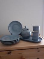 Volendams aardewerk blauw keramiek roomstel *eureka*, Antiek en Kunst, Ophalen of Verzenden