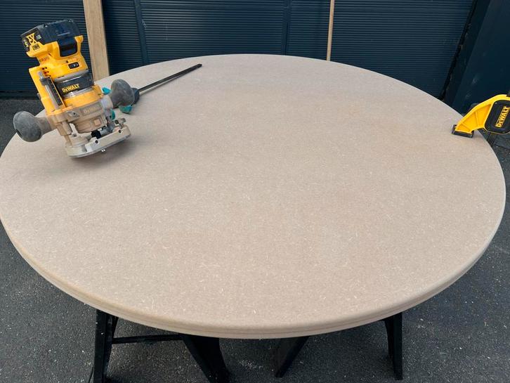 Ronde tafel 120 cm, Huis en Inrichting, Tafels | Eettafels, Zo goed als nieuw, 100 tot 150 cm, Rond, Ophalen of Verzenden