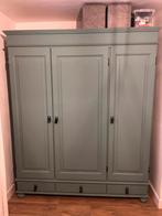 Houten Kledingkast met Deuren en Lades, Ophalen, Gebruikt, 200 cm of meer, 150 tot 200 cm