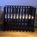 Zwarte box TWF, Kinderen en Baby's, Boxen, Ophalen, Zo goed als nieuw, Rechthoekig, In hoogte verstelbaar