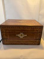 Antique schrijf/ sieradoos, Ophalen of Verzenden