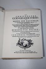 Bernardus Pictet - De christelyke God-Geleertheid 1 (1728), Antiek en Kunst, Antiek | Boeken en Bijbels, Ophalen of Verzenden