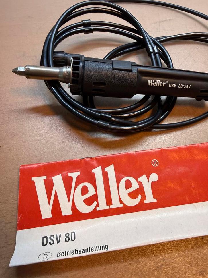 Weller DSV 80 desoldeerbout 24V/80W, Doe-het-zelf en Verbouw, Gereedschap | Handgereedschap, Zo goed als nieuw, Ophalen