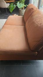 Echt lederen cognac hoekbank – luxe & modulair, Ophalen, Zo goed als nieuw, Leer