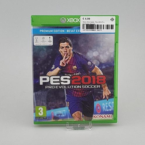 Xbox One Game: Pes 2018 Pro Evolution Soccer, Spelcomputers en Games, Games | Xbox One, Zo goed als nieuw