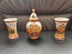 Holland Delft G.S. mini Vaas Set Handbeschilderd, Ophalen of Verzenden