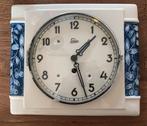 Vintage keukenklok blauw wit, Antiek en Kunst, Antiek | Klokken, Ophalen