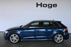 Audi A3 Sportback 1.4 TFSI CoD Ambition S-Line Clima Navigat, Auto's, Gebruikt, Blauw, Origineel Nederlands, Onderhoudsboekje