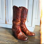 Bruine Leren Cowboylaarzen, Ophalen of Verzenden, Zo goed als nieuw, Bruin, Hoge laarzen
