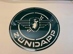 Zundapp logo van Staal Groen Metallic, Fietsen en Brommers, Brommeronderdelen | Zundapp, Verzenden, Nieuw