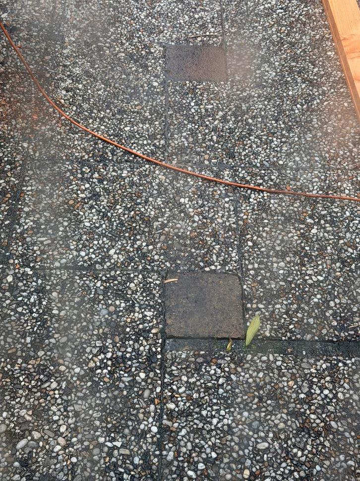 Gratis Grindtegels - meer dan 10 m2, Tuin en Terras, Tegels en Klinkers, Gebruikt, Terrastegels, Grind, 10 m² of meer, Ophalen