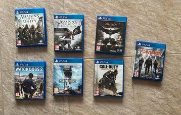Collectie Playstation 4 games beschikbaar voor biedingen
