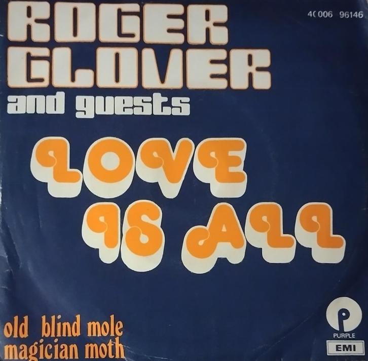Roger Glover and guests - Love is all, Cd's en Dvd's, Vinyl Singles, Zo goed als nieuw, Single, Pop, 10 inch, Verzenden