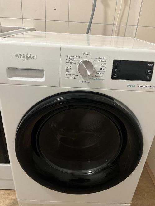 Whirlpool Was-droogcombinatie, Witgoed en Apparatuur, Was-droogcombinaties, Zo goed als nieuw, 8 tot 10 kg, Ophalen