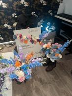 Bruilofts versiering, welkomstbord, bloemen, ezel, Hobby en Vrije tijd, Feestartikelen, Ophalen, Zo goed als nieuw, Versiering