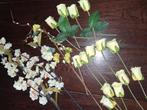 Bloemen geel, takken bloesem, rozen, Ophalen