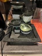 Moderne LED Waterfontein - Polystone, Ophalen, Nieuw, Kunststof, Fontein