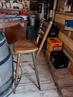 stevige houten barkrukken, 5 krukken of meer, Ophalen, Gebruikt, 60 tot 90 cm