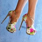Bloemen Pumps Sergio Todzi - Maat 37, Nieuw, Ophalen of Verzenden, Schoenen met hoge hakken, Sergio Todzi