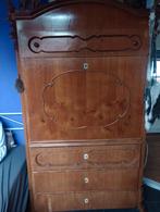 Antieke secretaire uit 1800 met echt ivoor, Ophalen, Gebruikt, Antiek