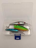 3 verschillende kunstaas in een box, Ophalen of Verzenden, Nieuw, Haak