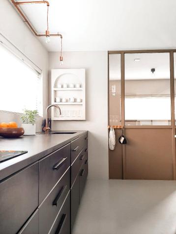 Kungsbacka zwarte fronten voor IKEA Metod keuken - afbeelding 3