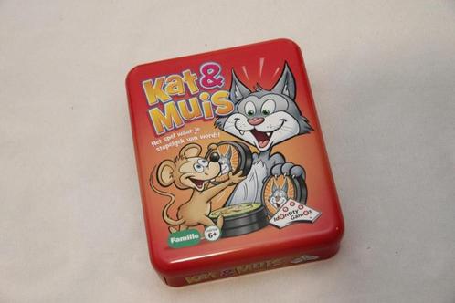 Kat en Muis bordspel, Hobby en Vrije tijd, Gezelschapsspellen | Bordspellen, Zo goed als nieuw, Een of twee spelers, Ophalen of Verzenden