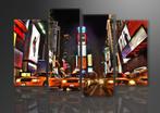 Nieuw * 4 Luik van Canvas * Times Square New York 80x130cm, Ophalen of Verzenden