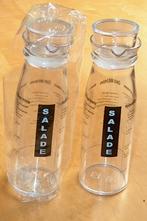 Nieuw : 2 kunststof schenkflessen voor salade dressing, Nieuw, Ophalen