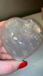 Blue rose quarts hart, Verzenden, Zo goed als nieuw