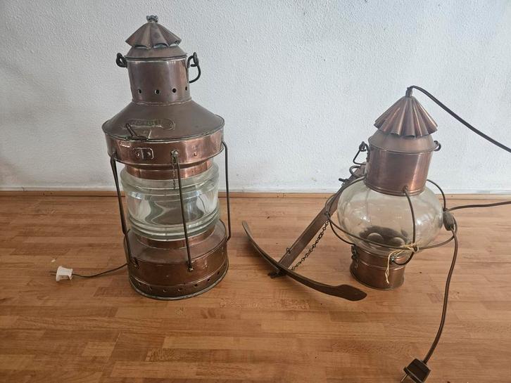 Ankerlicht goede staat - set of los, Antiek en Kunst, Antiek | Lampen, Ophalen