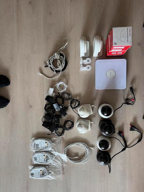 Compleet camerasysteem van Foscam, inclusief NV, Audio, Tv en Foto, Videobewaking, Zo goed als nieuw, Ophalen