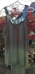 TUNIEK maat XL, DIDI, groen, paillette/ lovertjes - mouwloos, Maat 42/44 (L), Nieuw, Didi, Ophalen of Verzenden