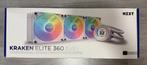 NZXT Kraken Elite 360 RGB (2023) + extra fans + controller, Verzenden, Gebruikt, Waterkoeling