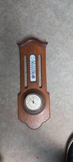 Antieke Houten Barometer met Thermometer, Ophalen