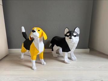 Geometrische honden beschikbaar voor biedingen
