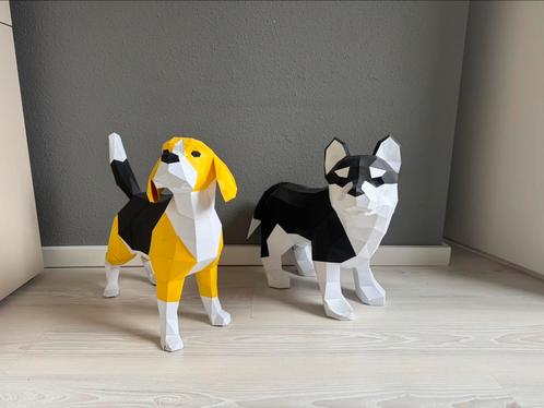 Geometrische honden, Huis en Inrichting, Woonaccessoires | Overige, Zo goed als nieuw, Ophalen