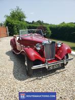 MG TD Cabriolet 1953 | Route 66 Auctions, Cabriolet, Bedrijf, Handgeschakeld, Rood