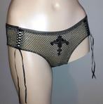 Slip goud met zwart kant en corset effect 6ixty 8ight S, Verzenden, Zwart, Slip