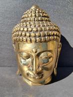 bronzen Boeddhahoofd/Azië/17 cm/goud, Ophalen of Verzenden, Nieuw