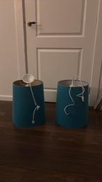 Blauwe lampenkappen, Ophalen, Gebruikt, 25 tot 50 cm, Blauw