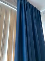 Zware kwaliteit verduisterende gordijn, Ophalen of Verzenden, Zo goed als nieuw, Blauw, 200 cm of meer