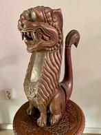 Balinees houten tempel leeuw Bali Balinese Indonesië, Antiek en Kunst, Ophalen