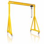 Mobiele portaalkraan met loopkat 2 ton inclusief takel, Doe-het-zelf en Verbouw, Lieren en Takels, Ophalen, Gebruikt, Handmatig