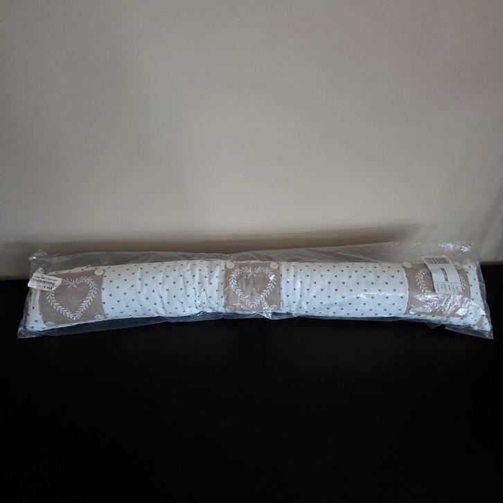 J-line Tochtrol Beige/Wit - Nieuw 50% korting, Huis en Inrichting, Woonaccessoires | Deurstoppers, Nieuw, Binnen, Ophalen of Verzenden